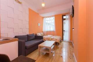 Апарт-отели Top Center Brand New Apartments София Номер-студио с кроватью размера "king-size" и диван-кроватью-6