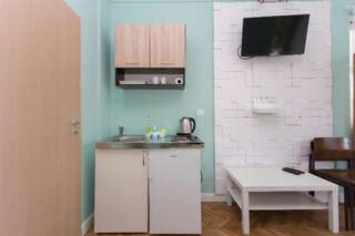 Апарт-отели Top Center Brand New Apartments София Номер-студио с кроватью размера "king-size" и диван-кроватью-9